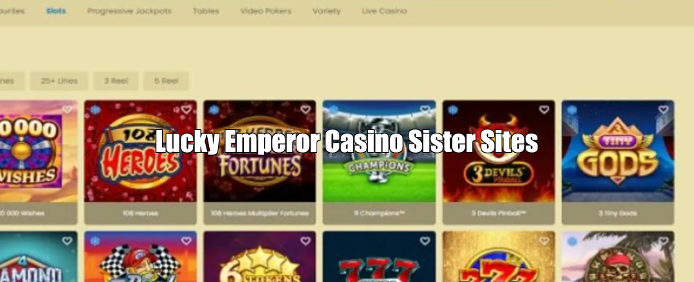 Lucky Emperor Casino Sister Sites + Review Canada